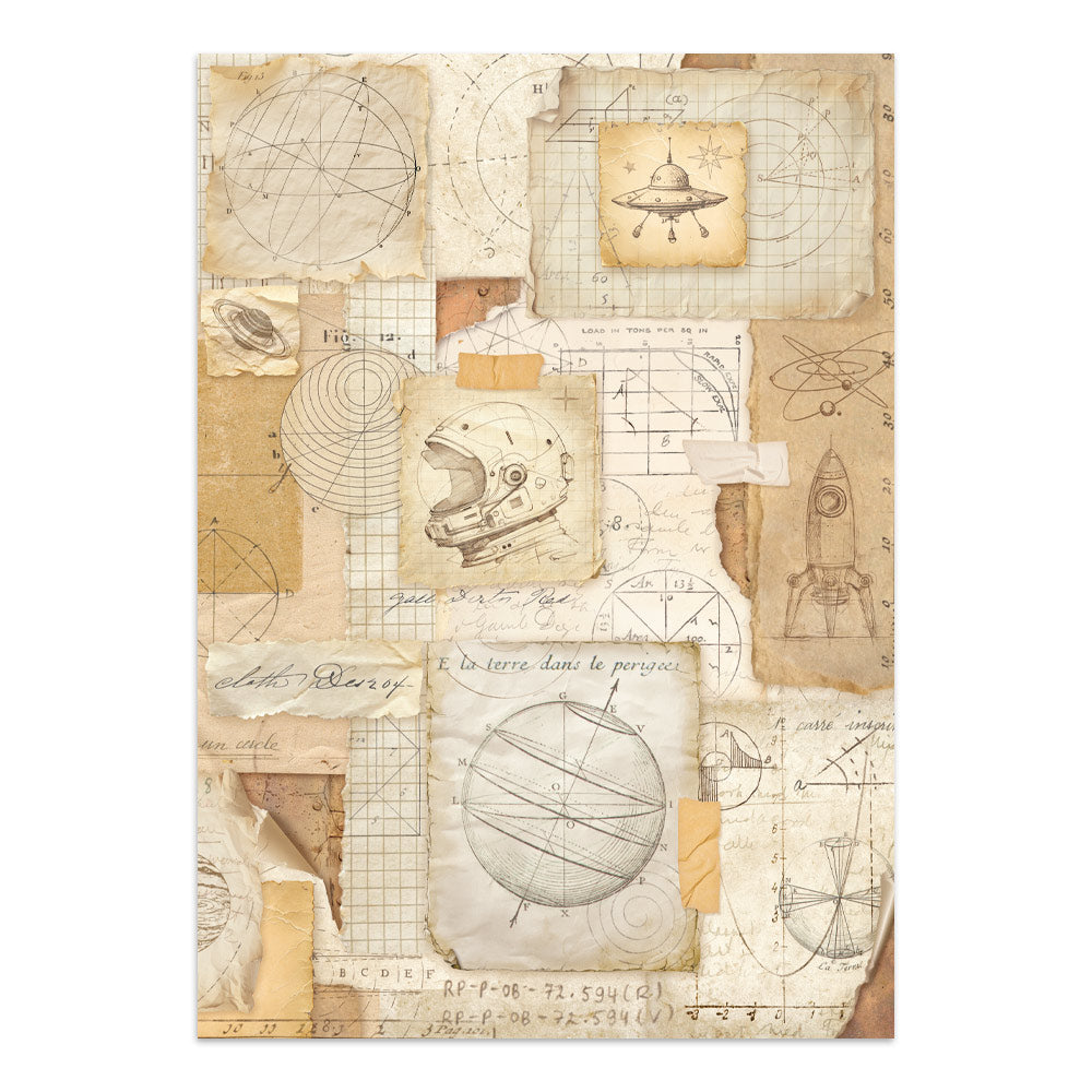 Stamperia A New Beginning Junk Journal Stickers Backgrounds Cut-Outs (SBJK16)