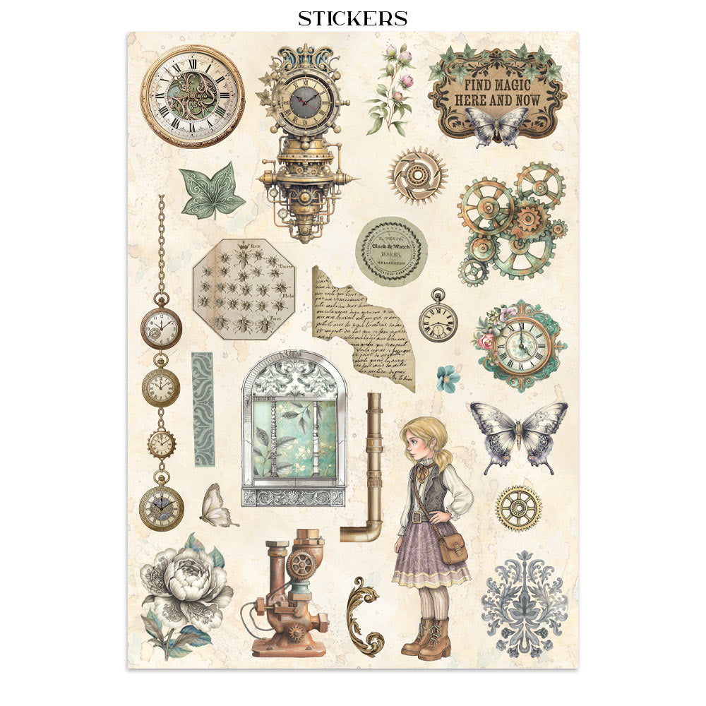 Stamperia Gardens of Time Junk Journal Kit (SBJK17)