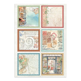 Stamperia Art of Travelling Junk Journal Stickers Backgrounds Cut-Outs (SBJK18)