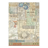Stamperia Art of Travelling Junk Journal Stickers Backgrounds Cut-Outs (SBJK18)