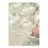 Stamperia Art of Travelling Junk Journal Stickers Backgrounds Cut-Outs (SBJK18)