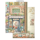 Stamperia Art of Travelling Junk Journal Stickers Backgrounds Cut-Outs (SBJK18)