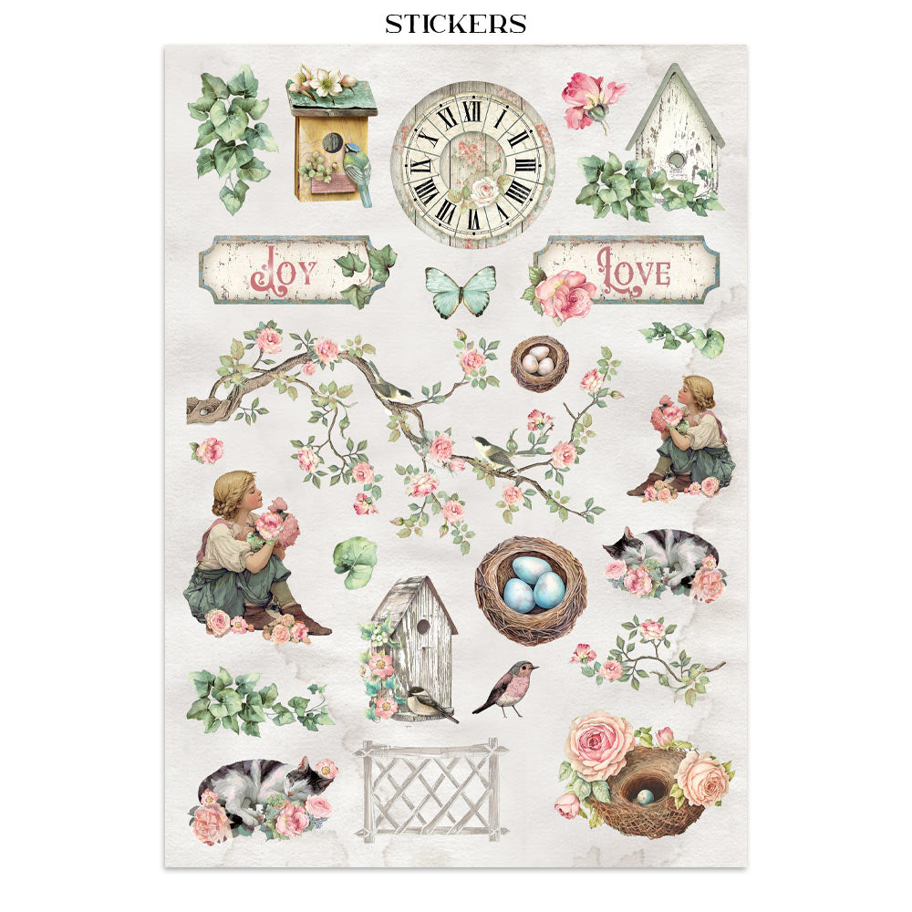 Stamperia House of Roses Junk Journal Kit (SBJK19)