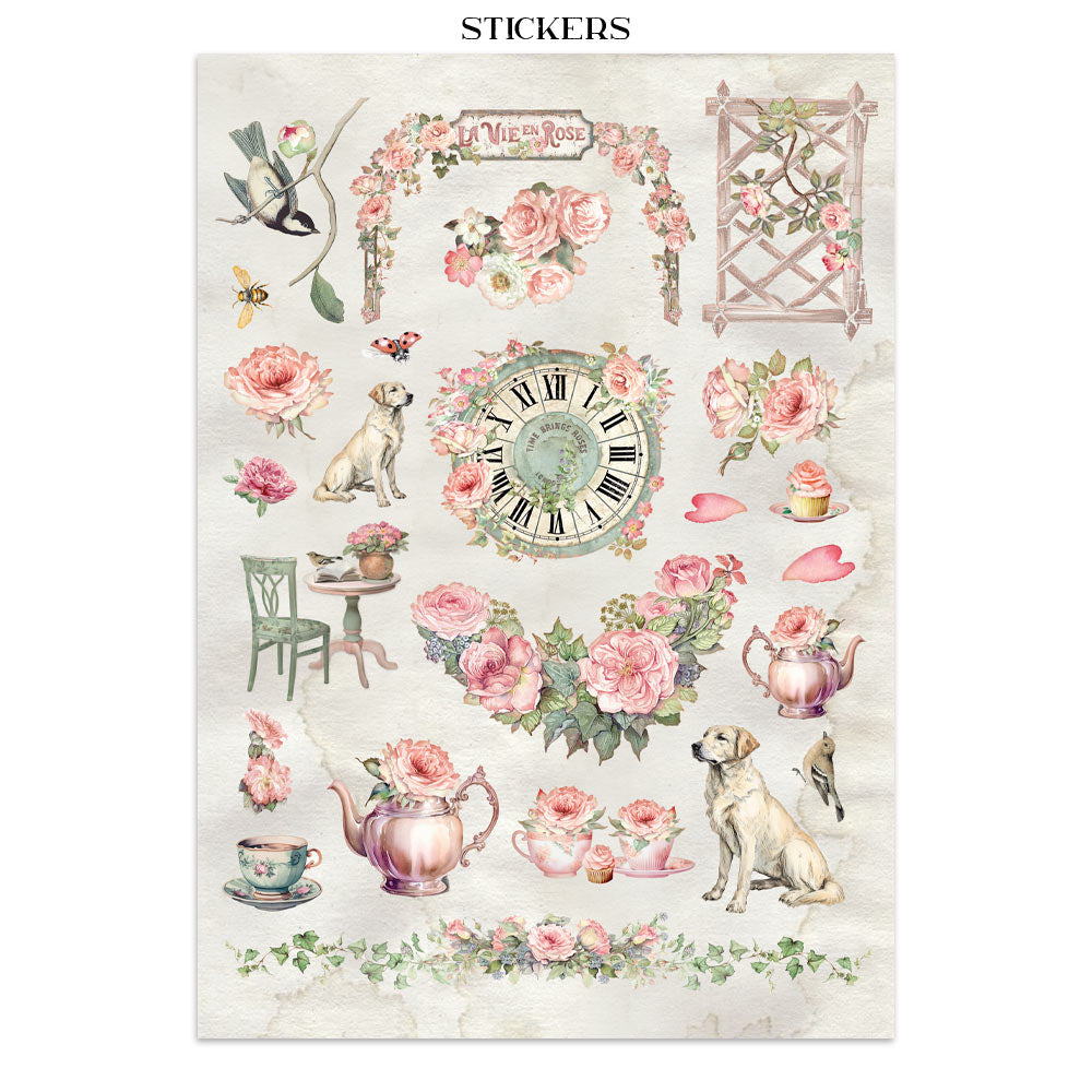 Stamperia House of Roses Junk Journal Kit (SBJK19)