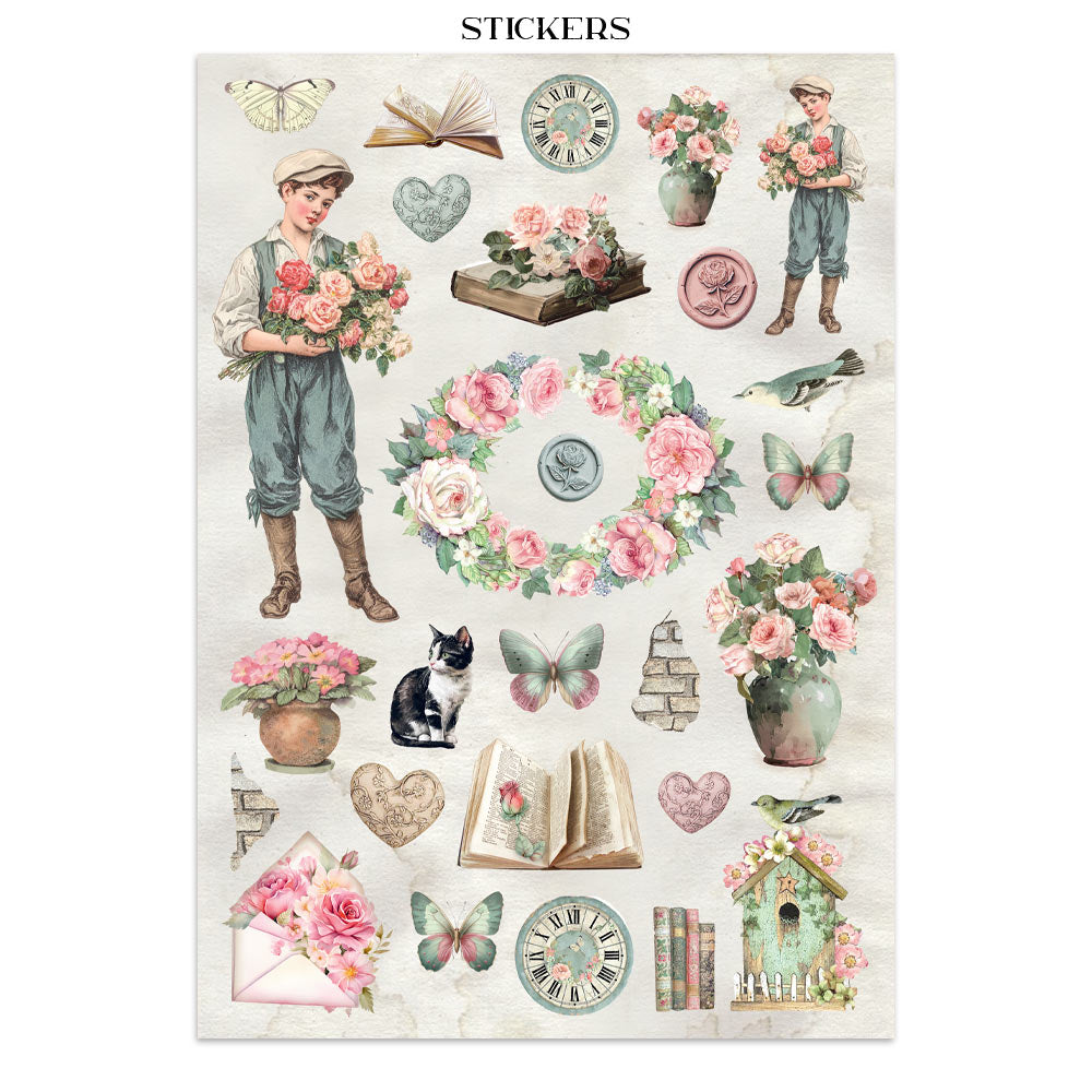 Stamperia House of Roses Junk Journal Kit (SBJK19)