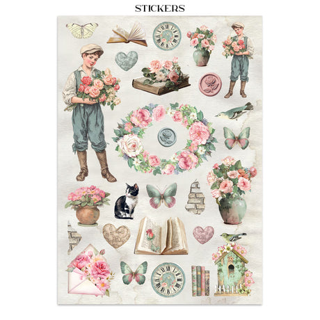 Stamperia House of Roses Junk Journal Kit (SBJK19)
