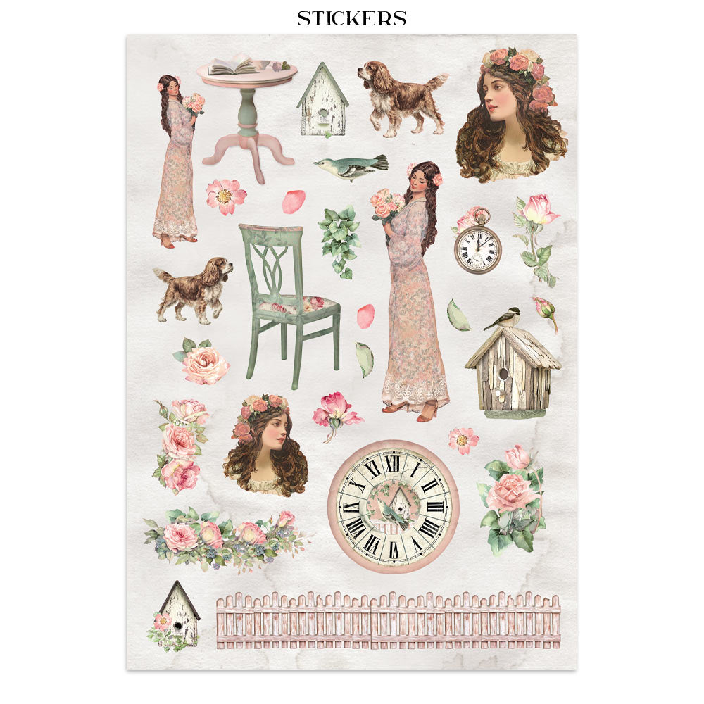 Stamperia House of Roses Junk Journal Kit (SBJK19)