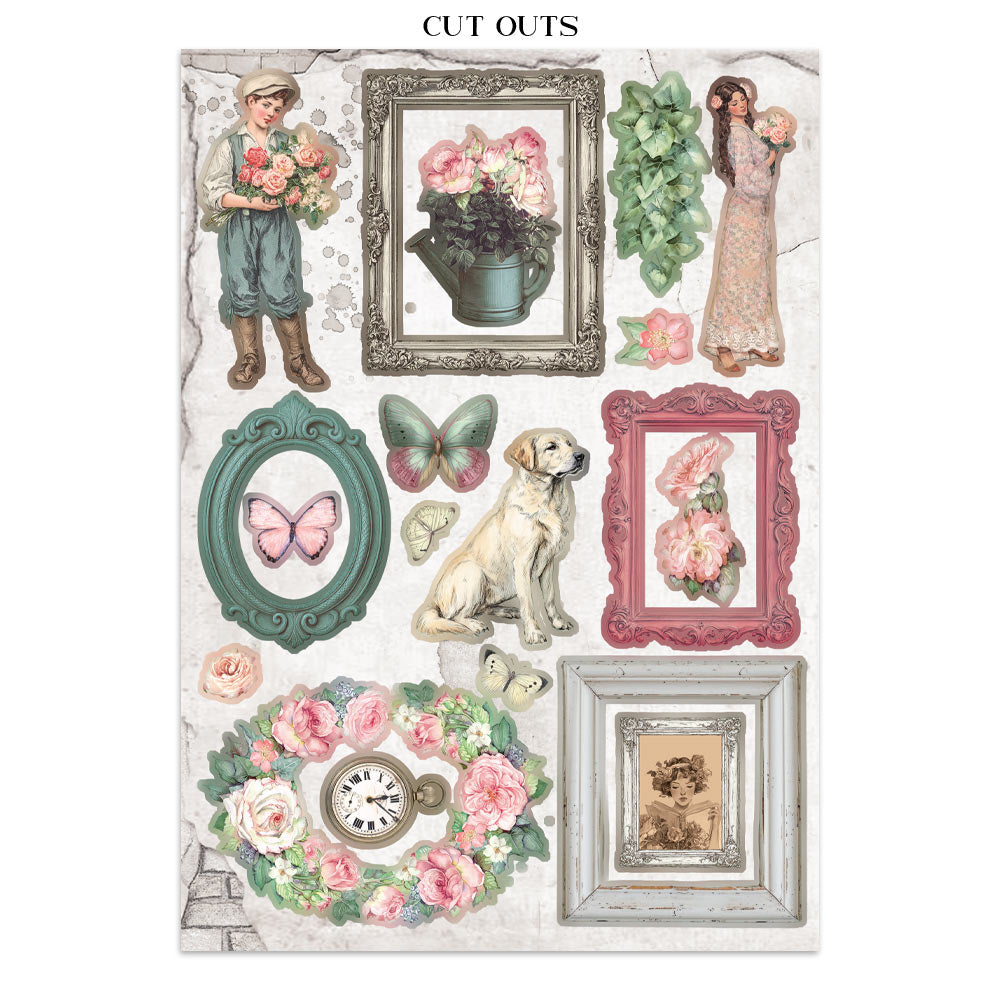 Stamperia House of Roses Junk Journal Kit (SBJK19)