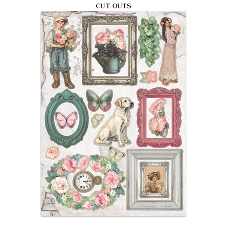 Stamperia House of Roses Junk Journal Kit (SBJK19)