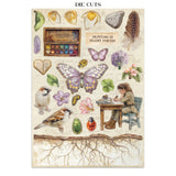 Stamperia All Around Junk Journal Stickers, Backgrounds, Cut-Outs (SBJK20)