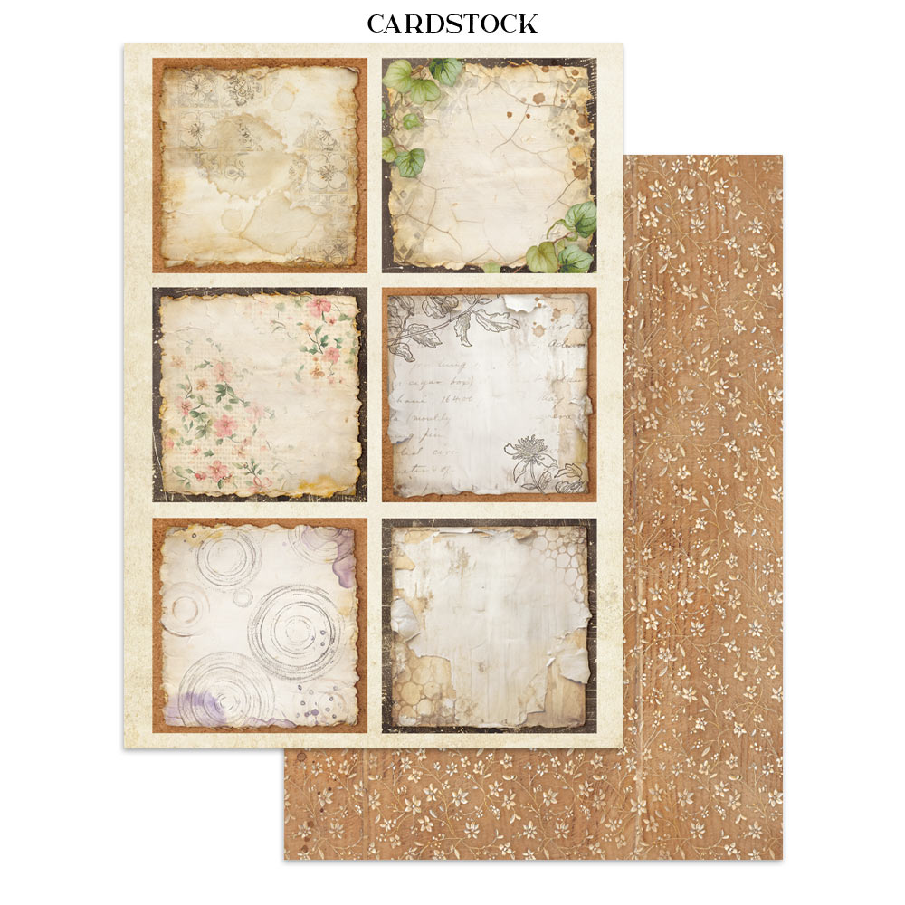 Stamperia All Around Junk Journal Stickers, Backgrounds, Cut-Outs (SBJK20)