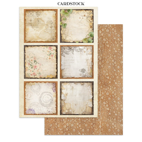 Stamperia All Around Junk Journal Stickers, Backgrounds, Cut-Outs (SBJK20)