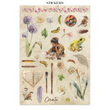 Stamperia All Around Junk Journal Stickers, Backgrounds, Cut-Outs (SBJK20)