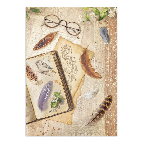 Stamperia All Around Junk Journal Stickers, Backgrounds, Cut-Outs (SBJK20)