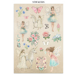 Stamperia Wonderland Junk Journal Stickers, Backgrounds, Cut-Outs (SBJK21)