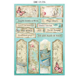 Stamperia Wonderland Junk Journal Stickers, Backgrounds, Cut-Outs (SBJK21)