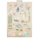 Stamperia Wonderland Junk Journal Stickers, Backgrounds, Cut-Outs (SBJK21)