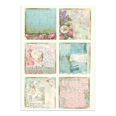 Stamperia Wonderland Junk Journal Stickers, Backgrounds, Cut-Outs (SBJK21)
