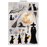 Stamperia Halloween Junk Journal Stickers, Backgrounds, Cut-Outs by Vicky Papaioannou (SBJK22)