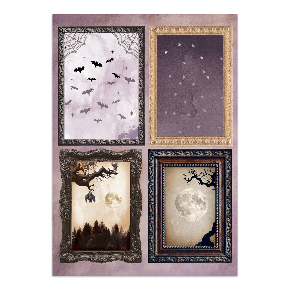 Stamperia Halloween Junk Journal Stickers, Backgrounds, Cut-Outs by Vicky Papaioannou (SBJK22)