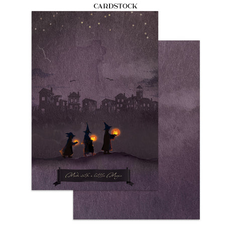 Stamperia Halloween Junk Journal Stickers, Backgrounds, Cut-Outs by Vicky Papaioannou (SBJK22)