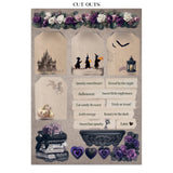 Stamperia Halloween Junk Journal Stickers, Backgrounds, Cut-Outs by Vicky Papaioannou (SBJK22)