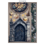 Stamperia Halloween Junk Journal Stickers, Backgrounds, Cut-Outs by Vicky Papaioannou (SBJK22)