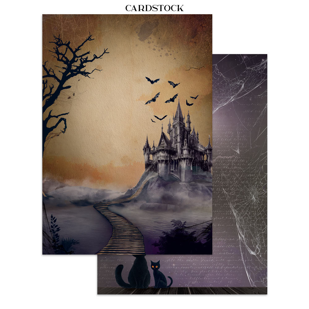 Stamperia Halloween Junk Journal Stickers, Backgrounds, Cut-Outs by Vicky Papaioannou (SBJK22)
