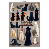Stamperia Halloween Junk Journal Stickers, Backgrounds, Cut-Outs by Vicky Papaioannou (SBJK22)