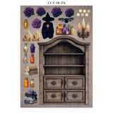 Stamperia Halloween Junk Journal Stickers, Backgrounds, Cut-Outs by Vicky Papaioannou (SBJK22)