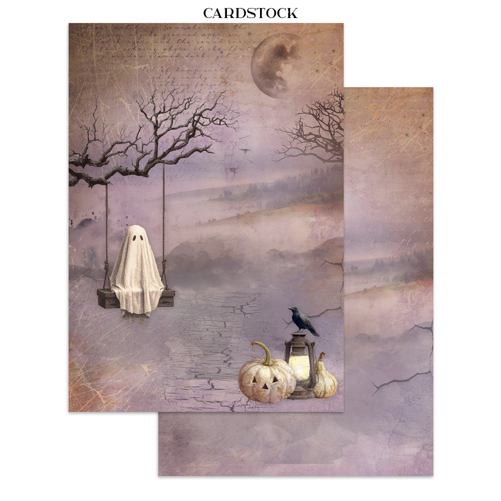 Stamperia Halloween Junk Journal Stickers, Backgrounds, Cut-Outs by Vicky Papaioannou (SBJK22)