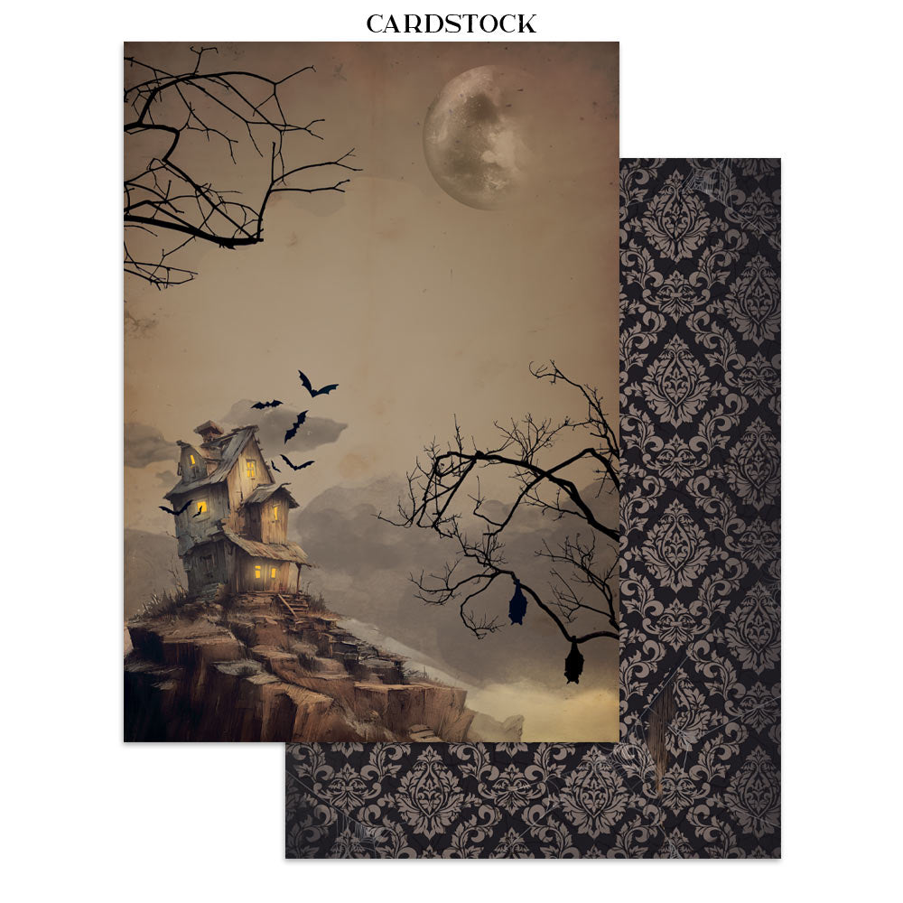Stamperia Halloween Junk Journal Stickers, Backgrounds, Cut-Outs by Vicky Papaioannou (SBJK22)
