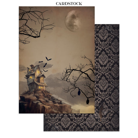 Stamperia Halloween Junk Journal Stickers, Backgrounds, Cut-Outs by Vicky Papaioannou (SBJK22)