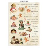 Stamperia Classic Christmas Junk Journal Stickers, Backgrounds and Cut-Outs - SBJK23