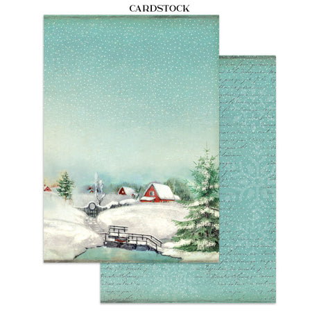 Stamperia Classic Christmas Junk Journal Stickers, Backgrounds and Cut-Outs - SBJK23