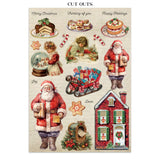 Stamperia Classic Christmas Junk Journal Stickers, Backgrounds and Cut-Outs - SBJK23