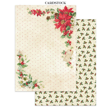 Stamperia Classic Christmas Junk Journal Stickers, Backgrounds and Cut-Outs - SBJK23