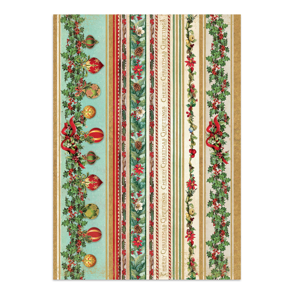 Stamperia Classic Christmas Junk Journal Stickers, Backgrounds and Cut-Outs - SBJK23