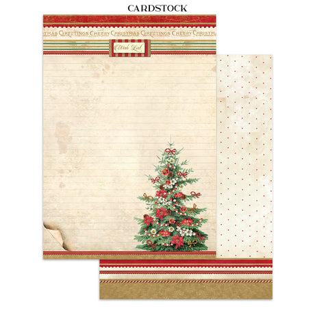 Stamperia Classic Christmas Junk Journal Stickers, Backgrounds and Cut-Outs - SBJK23