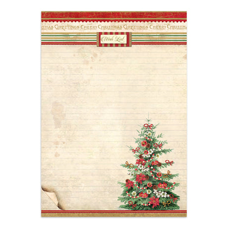 Stamperia Classic Christmas Junk Journal Stickers, Backgrounds and Cut-Outs - SBJK23