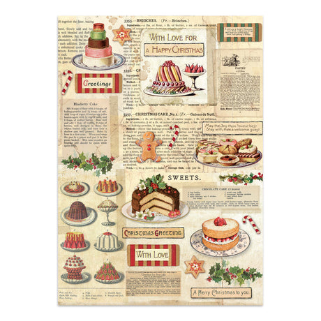 Stamperia Classic Christmas Junk Journal Stickers, Backgrounds and Cut-Outs - SBJK23