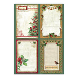 Stamperia Classic Christmas Junk Journal Stickers, Backgrounds and Cut-Outs - SBJK23