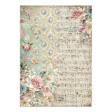 Stamperia Symphony Junk Journal Stickers, Backgrounds, Cut-Outs by Sara Alcobendas (SBJK24)