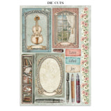 Stamperia Symphony Junk Journal Stickers, Backgrounds, Cut-Outs by Sara Alcobendas (SBJK24)