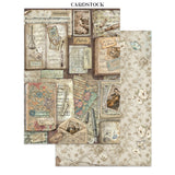 Stamperia Symphony Junk Journal Stickers, Backgrounds, Cut-Outs by Sara Alcobendas (SBJK24)
