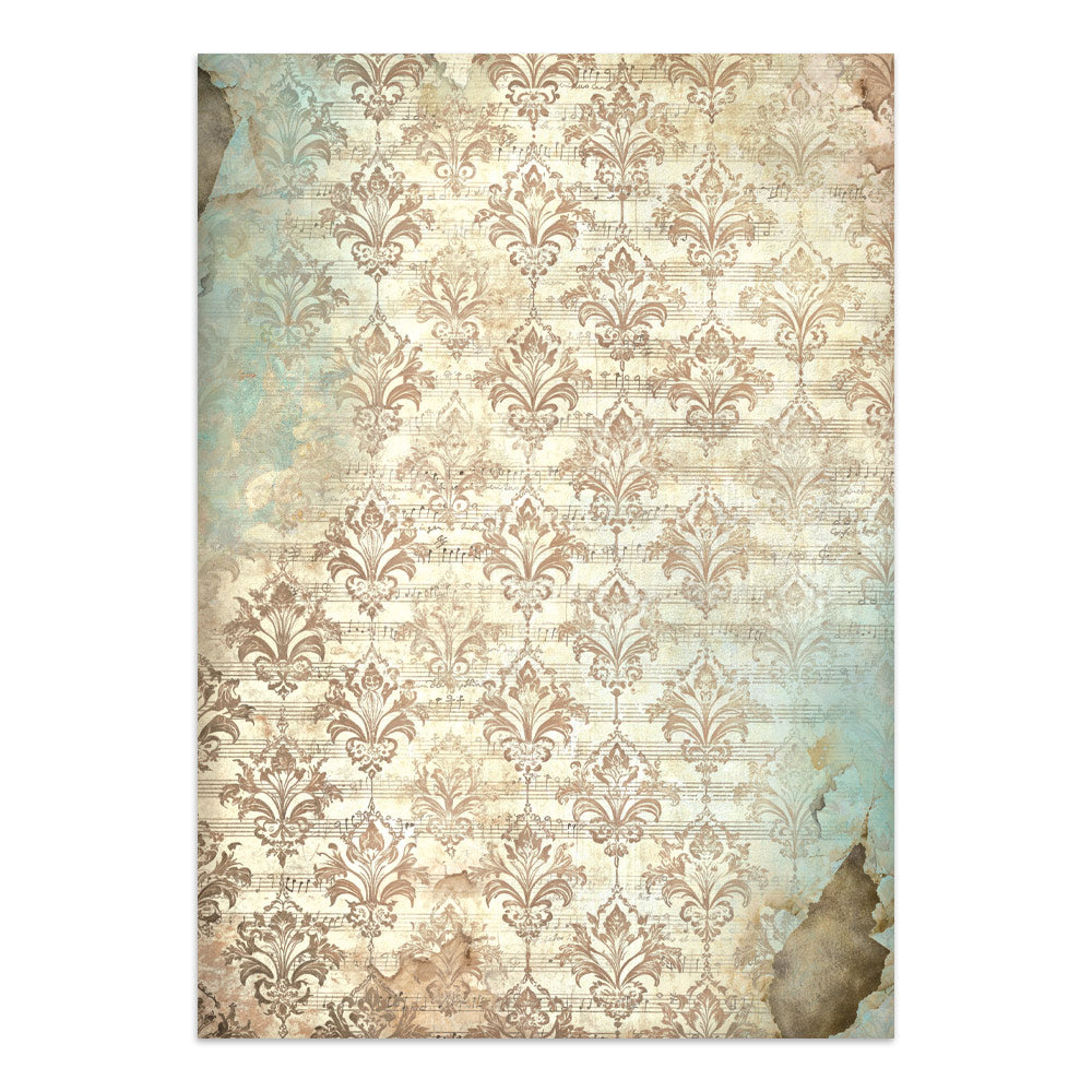 Stamperia Symphony Junk Journal Stickers, Backgrounds, Cut-Outs by Sara Alcobendas (SBJK24)