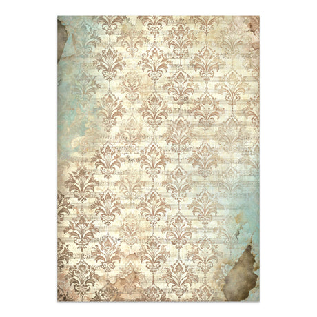 Stamperia Symphony Junk Journal Stickers, Backgrounds, Cut-Outs by Sara Alcobendas (SBJK24)