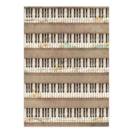 Stamperia Symphony Junk Journal Stickers, Backgrounds, Cut-Outs by Sara Alcobendas (SBJK24)