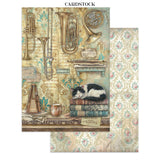 Stamperia Symphony Junk Journal Stickers, Backgrounds, Cut-Outs by Sara Alcobendas (SBJK24)