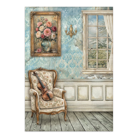 Stamperia Symphony Junk Journal Stickers, Backgrounds, Cut-Outs by Sara Alcobendas (SBJK24)